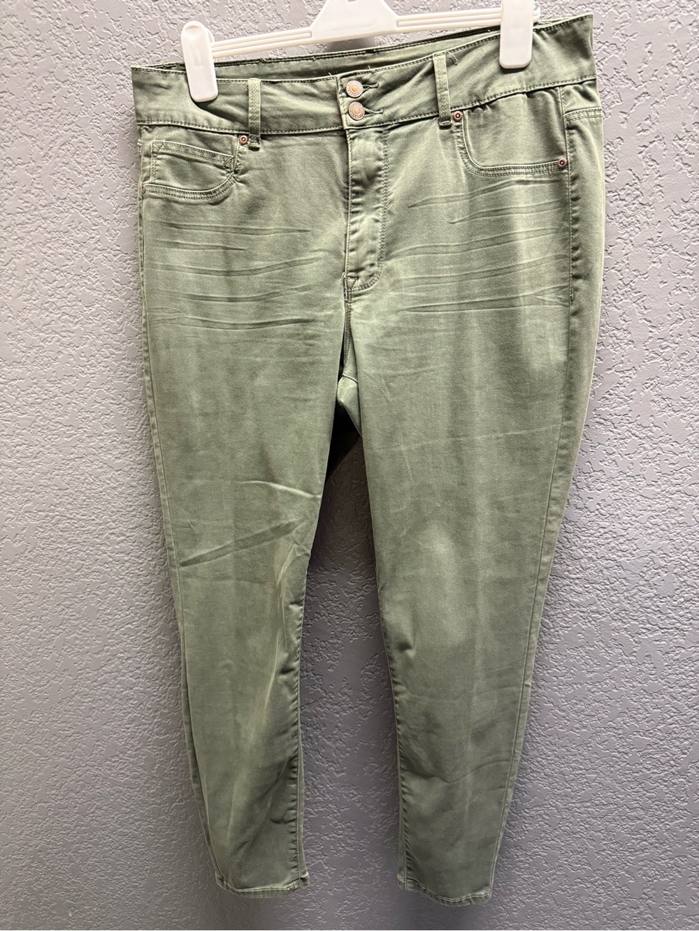 Maurices Sage Green Skinny Jeans